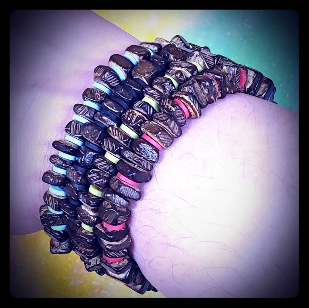 Tiki stretchy bracelets